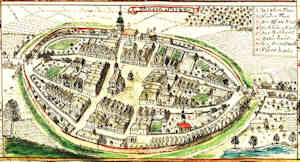 Plan von Sorau - Widok miasta z lotu ptaka